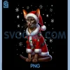 Oriental Shorthair Santa PNG, Claus Oriental Shorthair Cat PNG