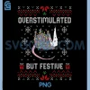 Overstimulated But Festive PNG, Possum Ugly Christmas PNG