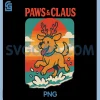 Paws and Claus Retro Dog PNG, Christmas Cute Reindeer Xmas PNG 2 Paws and Claus Retro Dog PNG, Christmas Cute Reindeer Xmas PNG