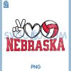 Peace Love Volleyball PNG, Nebraska Tween PNG 1 Peace Love Volleyball PNG, Nebraska Tween PNG