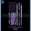 Purple Ribbon Nobody Fights Alone PNG, USA Flag Rett Syndrome PNG 2 Purple Ribbon Nobody Fights Alone PNG, USA Flag Rett Syndrome PNG