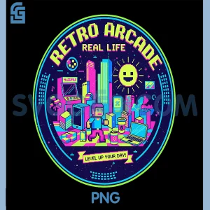 Retro Arcade Real Life PNG, 8 Bit Gaming PNG
