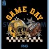 Retro Checkered Yellow PNG, Game Day 2025 Football Sports PNG