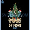Silent Night 67 Fight PNG, Funny Christmas PNG 2 Silent Night 67 Fight PNG, Funny Christmas PNG