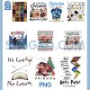 Harry Potter Quotes PNG Bundle, Wizard Spells Collage Aesthetic Art Bundle PNG