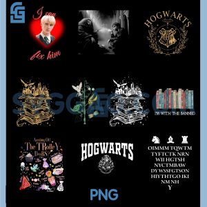 Harry Potter Spellbook Drawing PNG Bundle, Hogwarts Magic Symbols PNG Bundle
