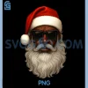African American Santa PNG, Christmas Cool Black Xmas PNG 1 African American Santa PNG, Christmas Cool Black Xmas PNG