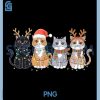 Black Cat Christmas PNG, Santa Hat PNG, Funny Meowy Cat PNG
