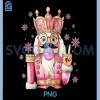 Cute Pink Nutcracker PNG, Blowing Bubble Christmas Girly PNG