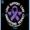Epilepsy Awareness Month PNG, Support Understand Love Respect PNG