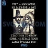 FEED PILGRIMS CORN PNG, Anti Thanksgiving Native American Meme PNG
