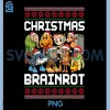 Italian Brain Rot PNG, Funny Christmas PNG