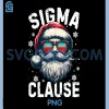 Funny Christmas Santa Clause PNG, Merry Rizzmas Sigma Clause PNG