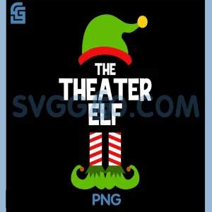 Funny Im The Theater Elf PNG, Christmas Xmas Theatre PNG