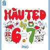 Haunted by 6-7 Meme PNG, Six Seven Christmas PNG