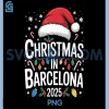 Holiday Fun Santa Hat PNG, Christmas in Barcelona 2025 PNG 2 Holiday Fun Santa Hat PNG, Christmas in Barcelona 2025 PNG