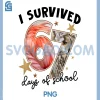 I Survived 67 Days of School PNG, Teachers Flamingo & Owl Lovers PNG