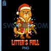 Litters Full PNG, Funny Cat Lovers Christmas Xmas PNG 2 Litters Full PNG, Funny Cat Lovers Christmas Xmas PNG