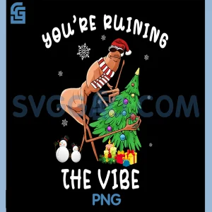 Marcus Worm Youre Ruining Vibe PNG, Ugly Christmas PNG