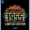 November 1955 Limited Edition PNG, 70 Year Old 70th Birthday PNG