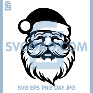 Santa Claus Christmas SVG, Santa Hat SVG