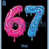 67 Six Seven Meme PNG, Number 6 7 On It Youth PNG