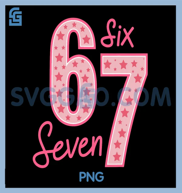 67 Meme six Seven PNG, 6 7 Trending PNG – SVGGAO