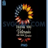 Thank You Veterans Sunflower PNG, Military Veterans Day Tribute PNG 2 Thank You Veterans Sunflower PNG, Military Veterans Day Tribute PNG