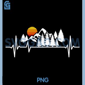 Trees Wildlife PNG, Nature Mountains PNG, Heartbeat Forest PNG