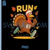 Turkey Run 67 Meme PNG, Thanksgiving Turkey Trot Squad PNG