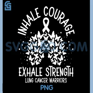 Wear White For Lung Cancer Awareness PNG, November Survivor PNG