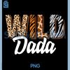 Wild Dada PNG, Safari Animal Print Design PNG
