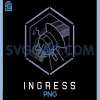 Ingress Logo PNG, Futuristic Tech Emblem Digital PNG
