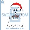 Christmas Ghost Holding Cookies SVG, Cute Xmas SVG
