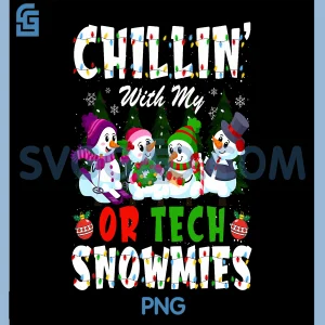 Chillin with My OR Tech Snowmies PNG, Xmas Operating Room PNG