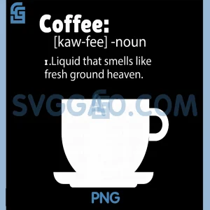 Coffee Description PNG, Funny Coffee PNG