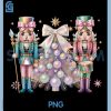 Coquette Christmas Tree PNG, Nutcrackers Ballet Xmas PNG