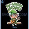 Elf Taught Guitarist PNG, Musician Christmas PNG, Guitar Player Funny PNG