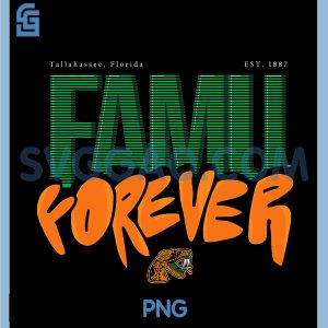 FAMU Forever PNG, Florida A&M University Rattlers HBCU PNG