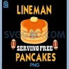 Football Lineman Serving Pancakes PNG, Daily Funny Line PNG