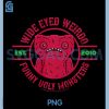 Fuggler Wide Eyed Weirdo Originals PNG, Funny Ugly Monsters PNG