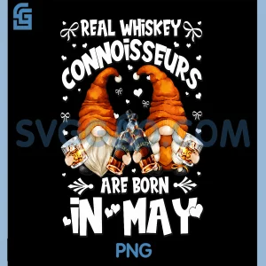 Funny Birthday Whiskey PNG, Gnomes for Who are Born in May PNG