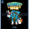 Funny Brainrot Dealer PNG, 67 Six Seven PNG
