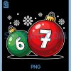 Funny Christmas 67 PNG, Six Seven Meme Gen Alpha Slang Xmas PNG
