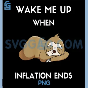 Funny Personal Finance PNG, Economics Inflation Sloth Joke PNG