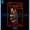 Funny Santa Christmas Tree PNG, Vintage Retro Deck These Halls PNG