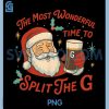 The Most Wonderful Times to Split The G PNG, Funny Santa PNG