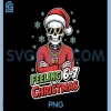 Funny Skeleton 67 Meme PNG, Christmas Holiday Humor PNG