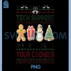 Funny Tech Support Im Here to Delete Your Cookies PNG, Christmas PNG