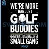 Golf Buddies PNG, Funny Golf Gang PNG